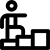 icono de persona subiendo escalones