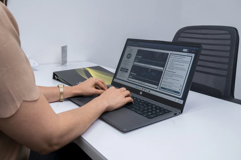 Gráfico decorativo de la herramienta de autodiagnóstico o test de administración del tiempo y optimización de la productividad ejecutiva