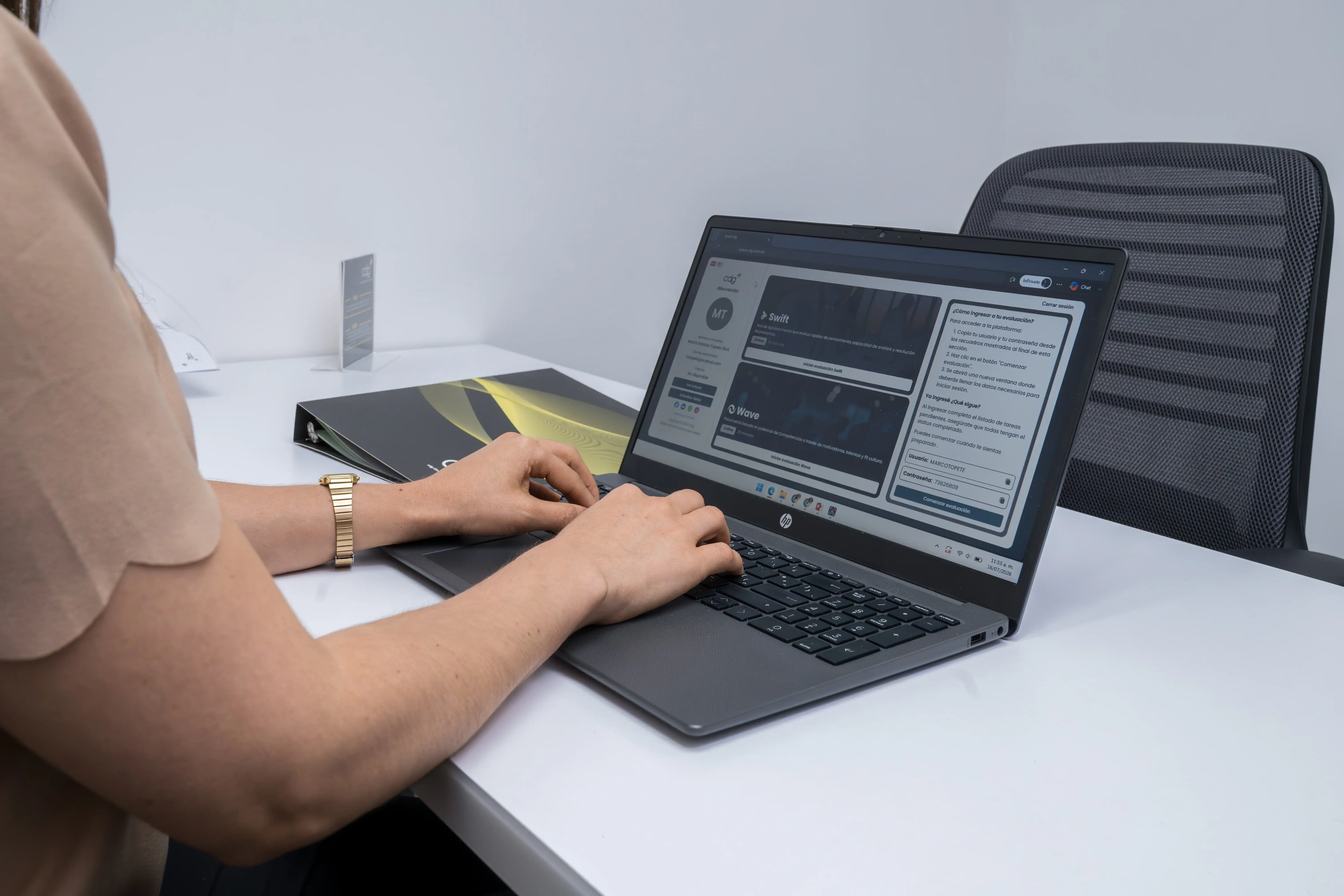 Post image: Gráfico decorativo de la herramienta de autodiagnóstico o test de administración del tiempo y optimización de la productividad ejecutiva